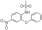 structure of CAS# 51803-78-2, Nimesulide