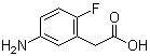 structure of CAS# 518057-74-4, 5-氨基-2-氟苯乙酸