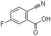 structure of CAS# 518070-24-1, 2-氰基-5-氟苯甲酸
