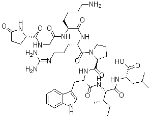 CAS # 51827-01-1, Xenopsin (Xenopus amieti), 5-Oxo-L-prolylglycyl-L-lysyl-L-arginyl-L-prolyl-L-tryptophyl-L-isoleucyl-L-leucine