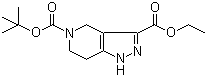 structure of CAS# 518990-23-3, 1,4,6,7-四氢-5H-吡唑并[4,3-c]吡啶-3,5-二羧酸 5-叔丁酯 3-乙酯