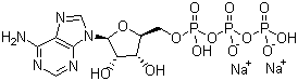 structure of CAS# 51963-61-2, Adenosine 5'-triphosphate disodium salt