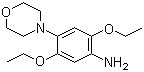 structure of CAS# 51963-82-7, 2,5-Diethoxy-4-morpholinoaniline