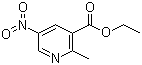 structure of CAS# 51984-71-5, 2-甲基-5-硝基烟酸乙酯