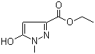 structure of CAS# 51986-17-5, 1-甲基-5-羟基-3-吡唑甲酸乙酯