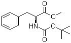 structure of CAS# 51987-73-6, Boc-L-phenylalanine methyl ester