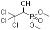 CAS # 52-68-6, Trichlorfon, Dipterex, Chlorophos, DEP, Metriphonate, O,O-Dimethyl-2,2,2-trichloro-1-hydroxy-ethyl-phosphonate ester
