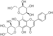 CAS # 52012-29-0, Isoschaftoside, Isoshaftoside, 6-C-alpha-L-Arabinosyl-8-C-beta-D-glucosylapigenin, Apigenin 6-C-alpha-L-arabinopyranoside-8-C-beta-D-glucopyranoside