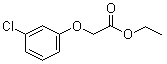 structure of CAS# 52094-98-1, (3-Chlorophenoxy)acetic acid ethyl ester