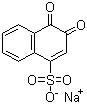 structure of CAS# 521-24-4, 1,2-萘醌-4-磺酸钠盐
