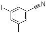 structure of CAS# 52107-71-8, 3-碘-5-甲基苯甲腈