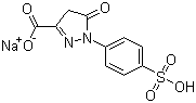 structure of CAS# 52126-51-9, 5-氧代-1-(4-磺酸基苯基)-4H-吡唑-3-甲酸单钠盐