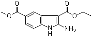 CAS 登录号：521286-73-7, 2-氨基-1H-吲哚-3,5-二羧酸 3-乙酯 5-甲酯