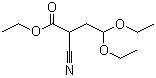 structure of CAS# 52133-67-2, 2-氰基-4,4-二乙氧基丁酸乙酯