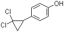 structure of CAS# 52179-26-7, 4-(2,2-Dichlorocyclopropyl)phenol