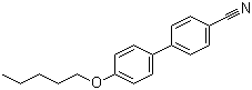 structure of CAS# 52364-71-3, 4-Pentyloxy-[1,1'-biphenyl]-4'-carbonitrile