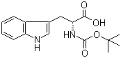 structure of CAS# 5241-64-5, BOC-D-色氨酸