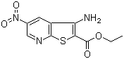structure of CAS# 52505-43-8, 3-氨基-5-硝基噻吩并[2,3-b]吡啶-2-羧酸乙酯