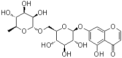 CAS 登录号：52538-46-2, 5,7-二羟基色原酮-7-O-芸香糖苷