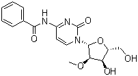 structure of CAS# 52571-45-6, N-Benzoyl-2'-O-methylcytidine