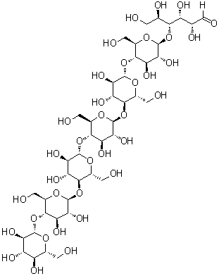 structure of CAS# 52646-27-2, 纤维七糖