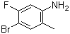 structure of CAS# 52723-82-7, 4-Bromo-5-fluoro-2-methylaniline