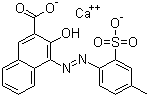 structure of CAS# 5281-04-9, 颜料红 57:1