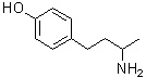 CAS # 52846-75-0, 4-(3-Aminobutyl)phenol, 3-Amino-1-(4-hydroxyphenyl)butane, 4-(4'-Hydroxyphenyl)-2-aminobutane, Racemic 3-amino-1-(4-hydroxyphenyl)butane