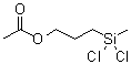 CAS # 5290-24-4, gamma-Acetoxypropylmethyldichlorosilane, (3-Acetoxypropyl)dichloromethylsilane