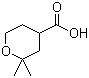 structure of CAS# 52916-16-2, 2,2-二甲基四氢-2H-吡喃-4-羧酸