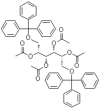 CAS # 52918-59-9, 1,6-Bis-O-(triphenylmethyl)-D-mannitol tetraacetate, 1,6-Ditrityl-2,3,4,5-tetraacetyl-D-mannitol, NSC 20745