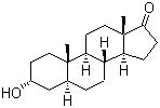 structure of CAS# 53-41-8, Androsterone