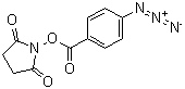 structure of CAS# 53053-08-0, Succinimidyl 4-azidobenzoate