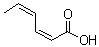 CAS # 5309-56-8, (2Z,4Z)-2,4-Hexadienoic acid, 2-cis,4-cis-Hexadienoic acid, NSC 263484