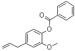 CAS # 531-26-0, Eugenyl benzoate, Benzoyl eugenol, 4-Allyl-2-methoxyphenyl benzoate, Benzoyl eugenol, NSC 408913