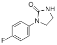 structure of CAS# 53159-75-4, 1-(4-氟苯基)咪唑烷-2-酮
