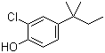structure of CAS# 5323-65-9, 2-氯-4-叔戊基苯酚