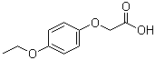 CAS # 5327-91-3, 2-(4-Ethoxyphenoxy)acetic acid, NSC 4161