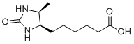CAS # 533-48-2, Dethiobiotin, 6-[(4R,5S)-5-methyl-2-oxoimidazolidin-4-yl]hexanoic acid