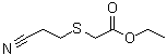CAS # 5331-38-4, 2-[(2-Cyanoethyl)thio]acetic acid ethyl ester, NSC 2281