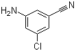 structure of CAS# 53312-78-0, 3-Amino-5-chlorobenzonitrile