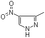 structure of CAS# 5334-39-4, 3-Methyl-4-nitropyrazole
