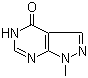 structure of CAS# 5334-56-5, 1-Methyl-1,5-dihydropyrazolo[3,4-d]pyrimidin-4-one
