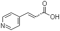 structure of CAS# 5337-79-1, 吡啶-4-丙烯酸