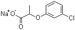 CAS 登录号：53404-22-1, 2-(3-氯苯氧基)丙酸钠