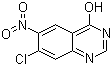 structure of CAS# 53449-14-2, 7-Chloro-6-nitro-4-hydroxyquinazoline