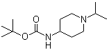 structure of CAS# 534595-37-4, (1-异丙基哌啶-4-基)氨基甲酸叔丁酯