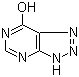structure of CAS# 53472-18-7, 3H-[1,2,3]三唑并[4,5-d]嘧啶-7-醇