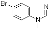 structure of CAS# 53484-15-4, 5-溴-1-甲基苯并咪唑