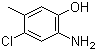 structure of CAS# 53524-27-9, 2-氨基-4-氯-5-甲基苯酚